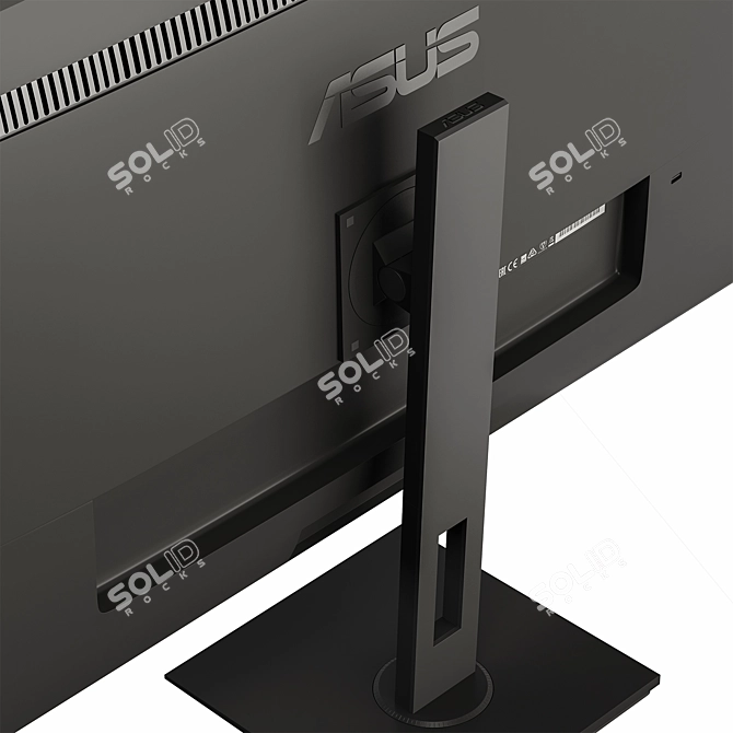 Asus Monitor & Microsoft Accessories 3D model image 4