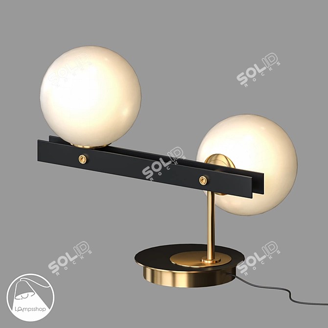 Modern Visard A Table Lamp 3D model image 1