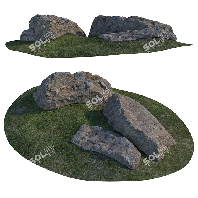 Stone Hill Formation Model 3D model image 1