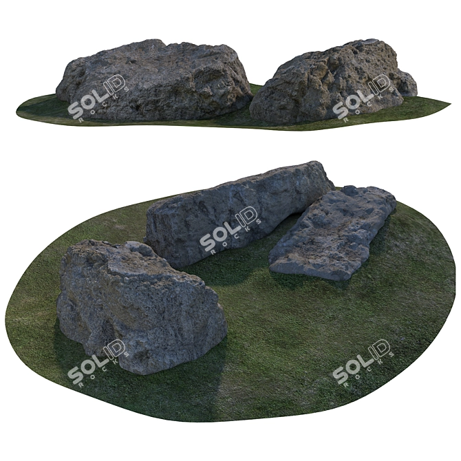 Stone Hill Formation Model 3D model image 2