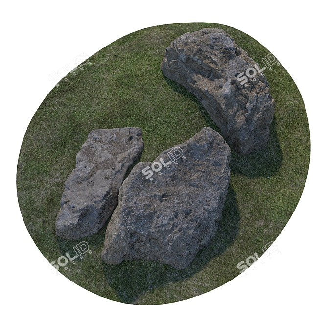 Stone Hill Formation Model 3D model image 4