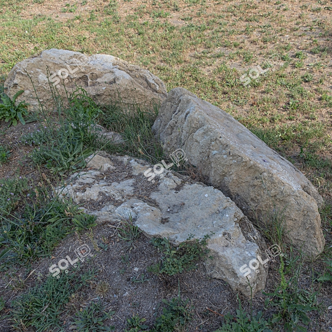 Stone Hill Formation Model 3D model image 7