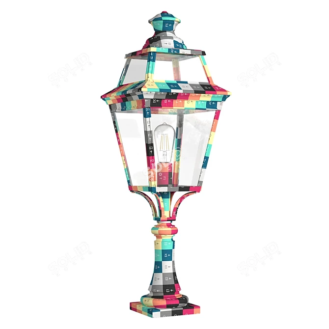 French Garden Light Vosges 3D model image 3