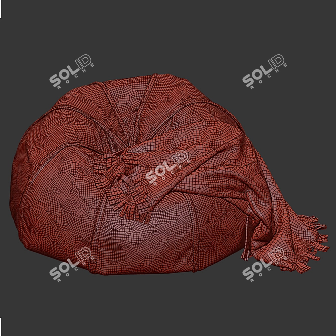 Japanese Leisure Sofa Chair - WDBBY 3D model image 6