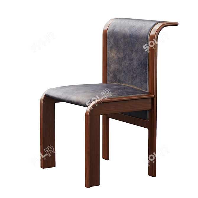 1stDibs Vintage Leather Chair 3D model image 1