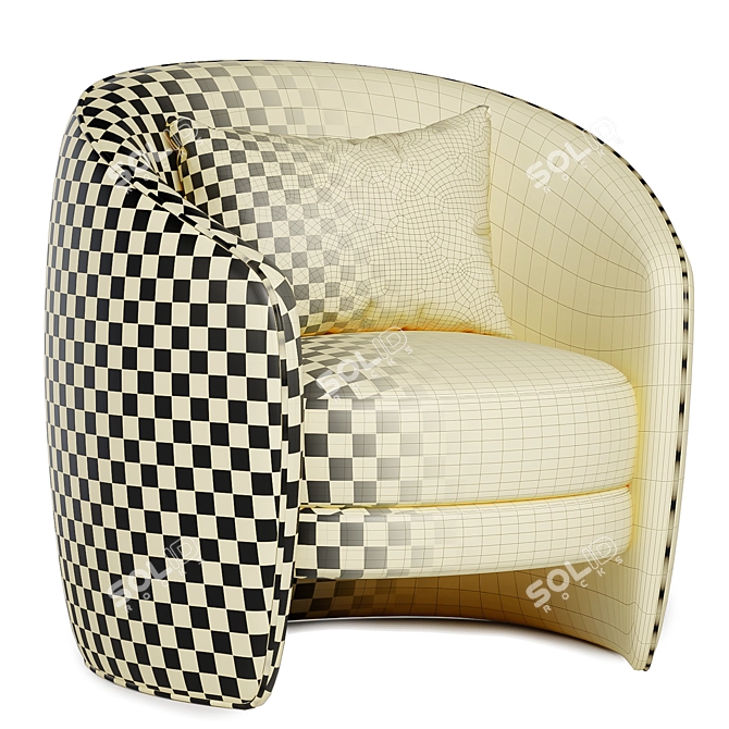  Stylish Fernie Chair Collection 3D model image 6