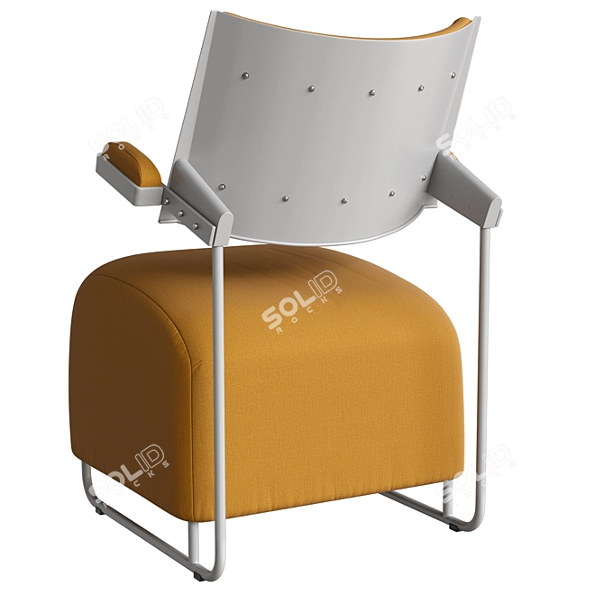 Inno Oscar Easy Chair: Timeless Comfort 3D model image 3