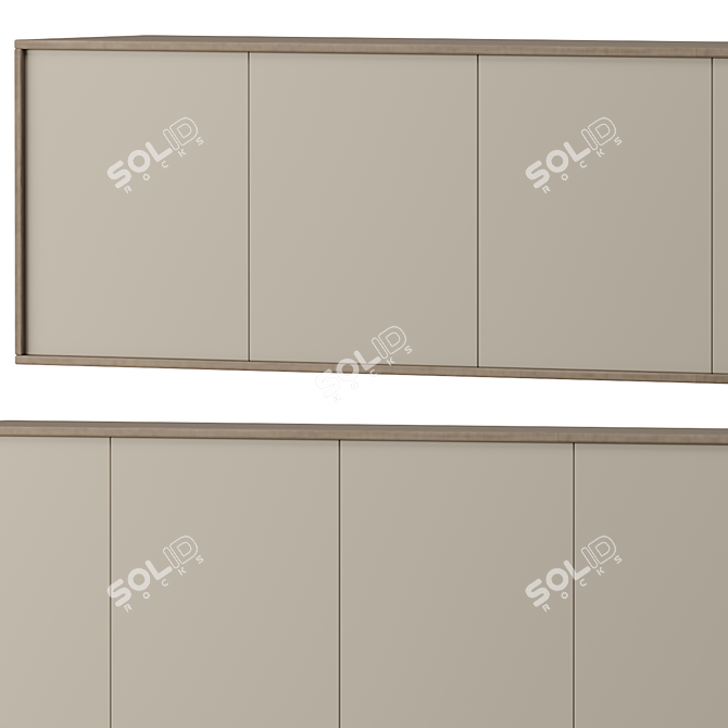  Scandinavian Style TV Stand 3D model image 3