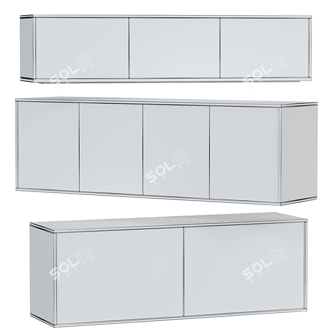  Scandinavian Style TV Stand 3D model image 4