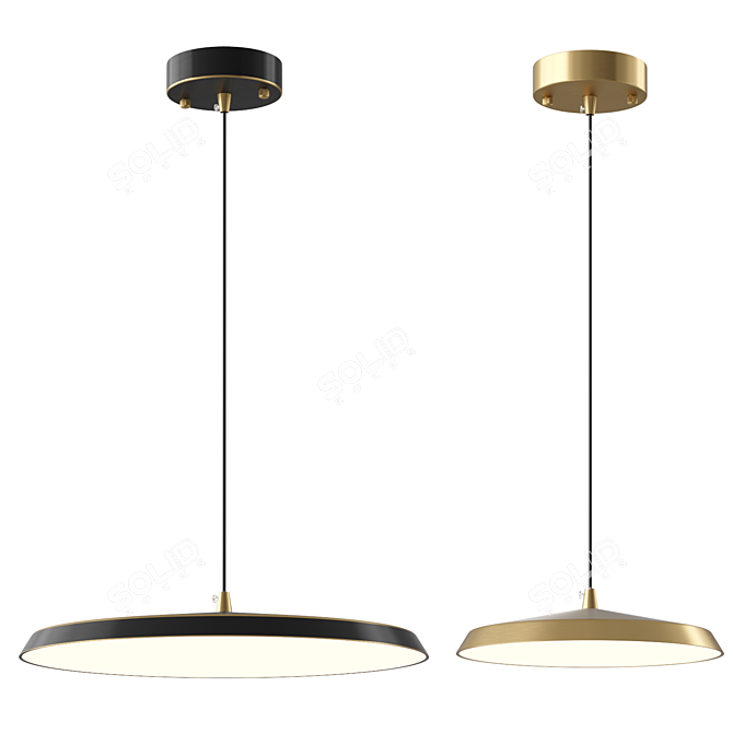 Amund LED Pendant Light 3D model image 1