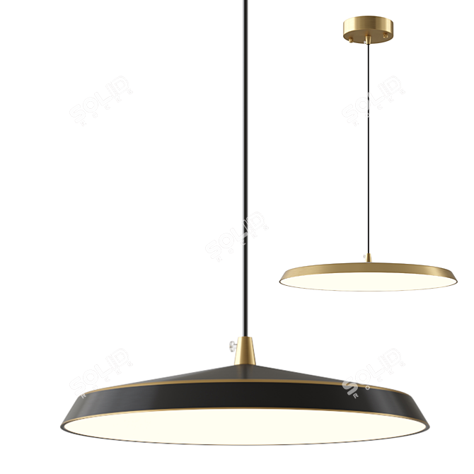 Amund LED Pendant Light 3D model image 2