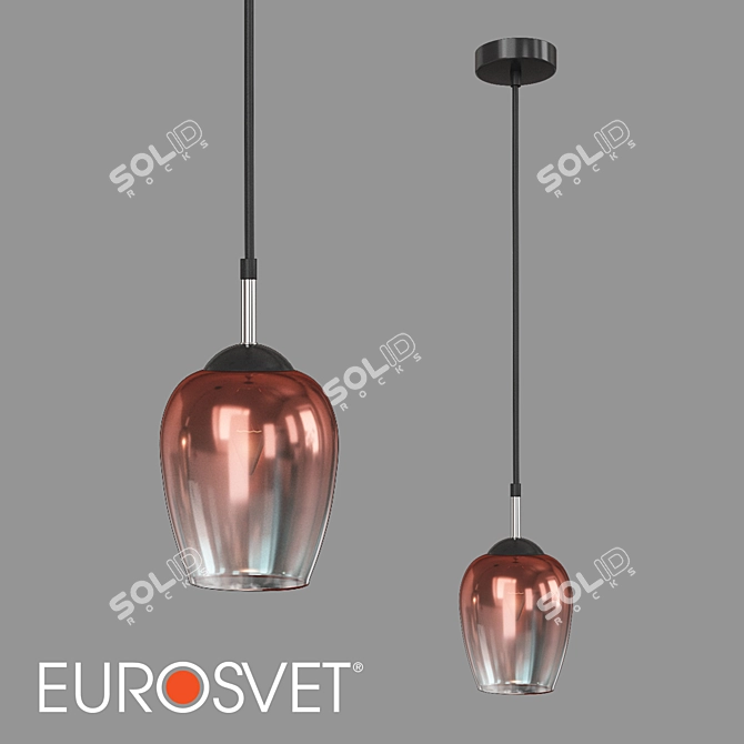 Eurosvet Record Pendant Light 50086 3D model image 2