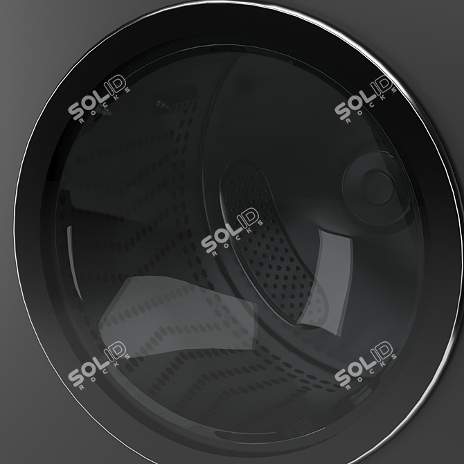 LG WM6700HBA Front Load Washer 3D model image 4