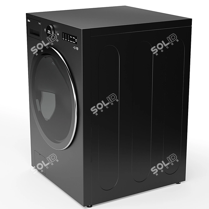 LG WM6700HBA Front Load Washer 3D model image 14