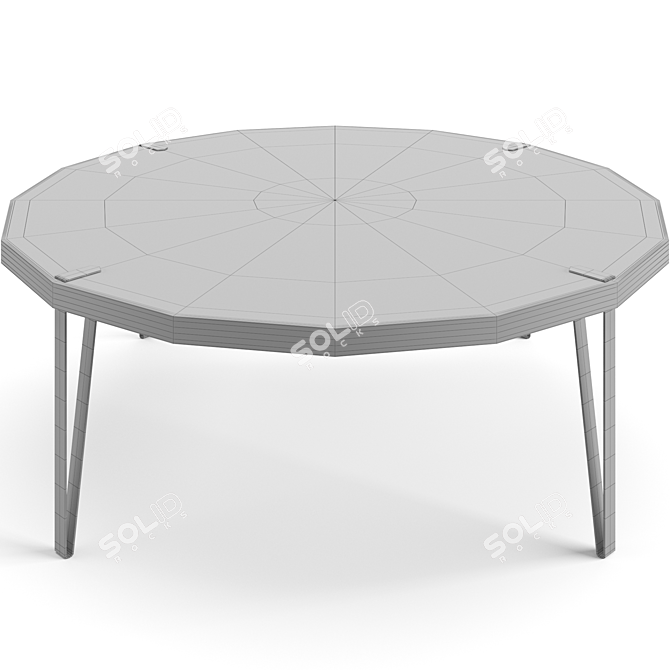 Trussardi Casa Bondai Tables Set 3D model image 8