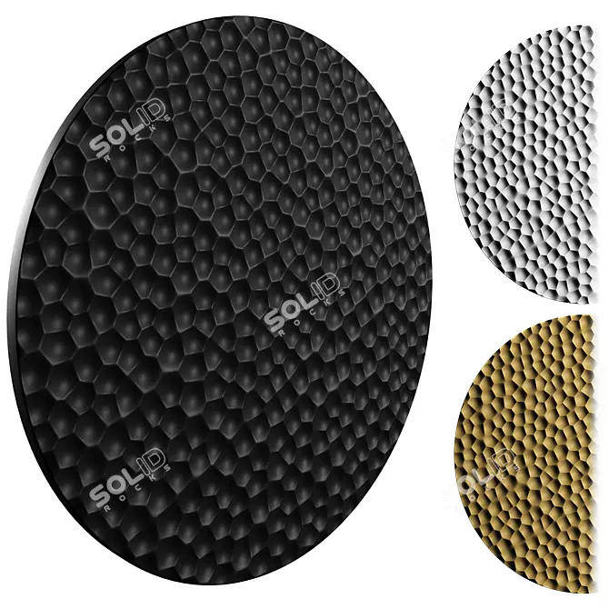 SKDesign Kubi Panno in Three Colors 3D model image 1