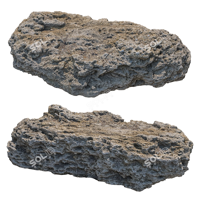 Stone Texture Set for Landscaping 3D model image 1