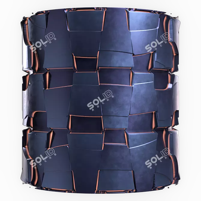 SiFi Metal Pattern 3D Texture 3D model image 3