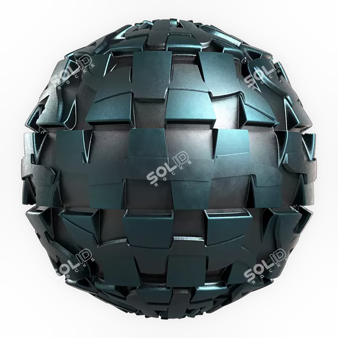 SiFi Metal Pattern 3D Texture 3D model image 5