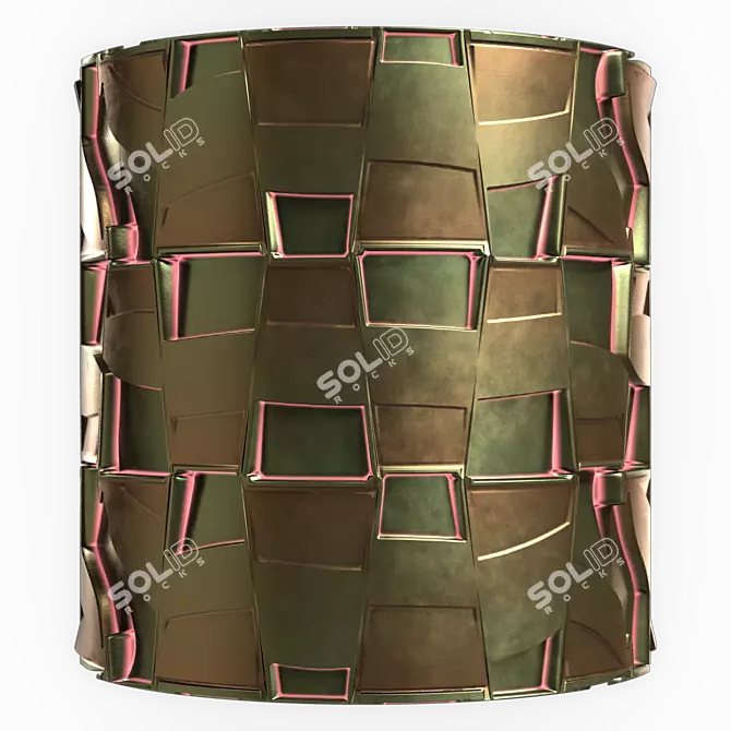 SiFi Metal Pattern 3D Texture 3D model image 1