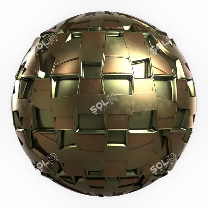 SiFi Metal Pattern 3D Texture 3D model image 3