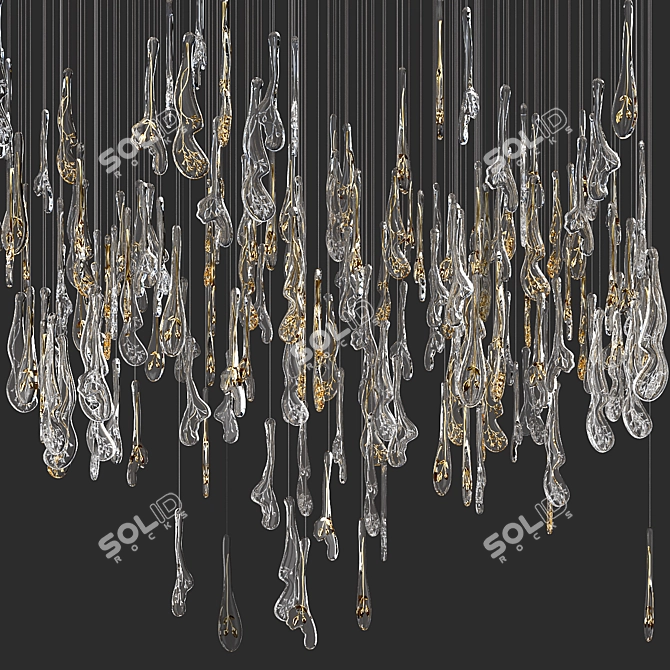 Herbarium Icon Chandelier 3D Model 3D model image 2