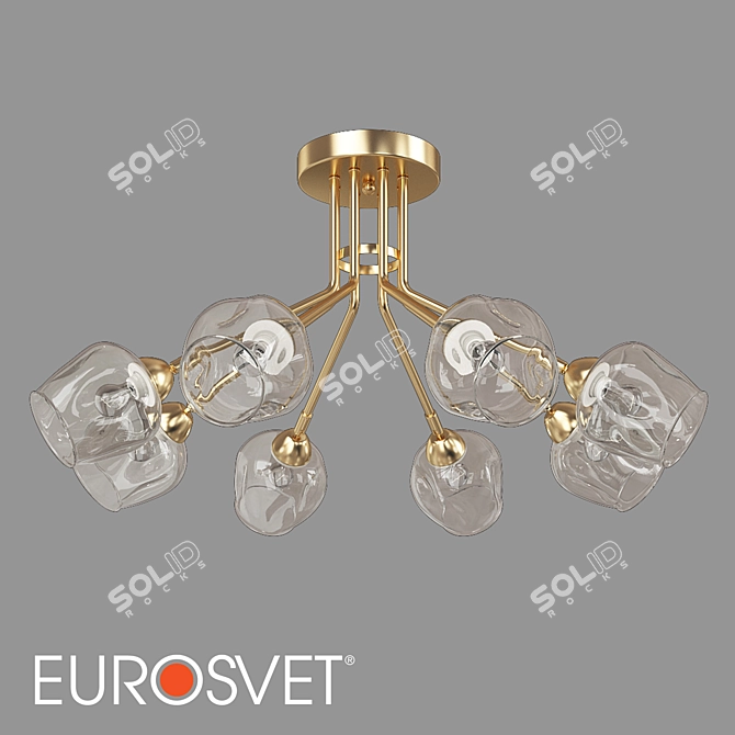 Eurosvet 30164/8 Marci Ceiling Light 3D model image 1
