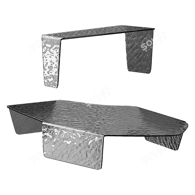 Arketipo Chimera Glass Collection 3D model image 2