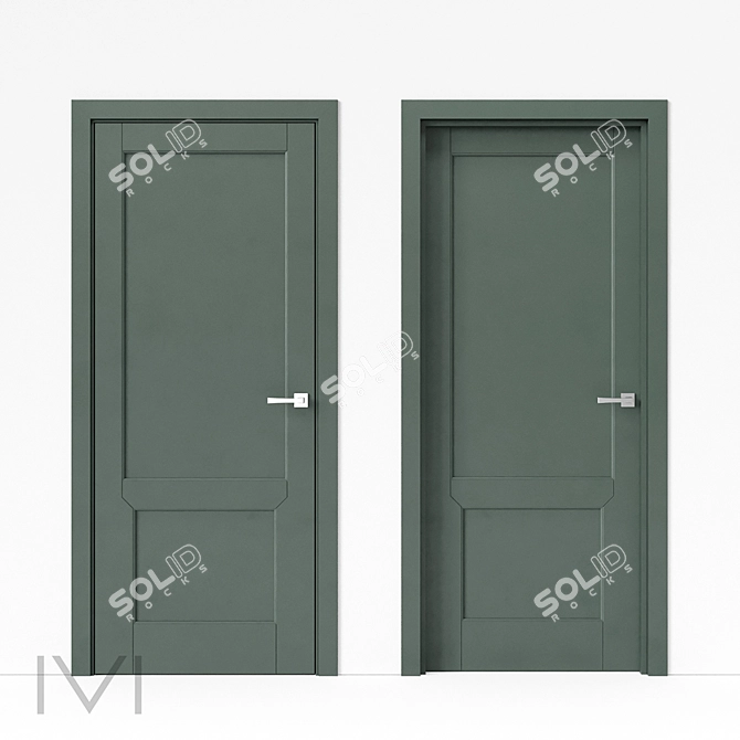 VIVOMOBILI Amsterdam Doors. Customize! 3D model image 1