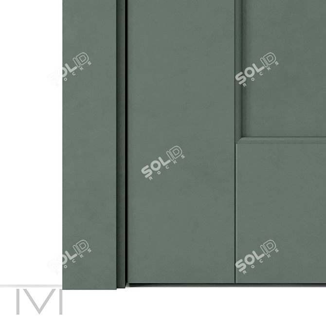 VIVOMOBILI Amsterdam Doors. Customize! 3D model image 3