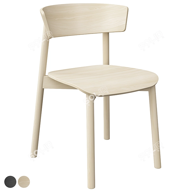 Elegant Clelia Chair for Interior 3D model image 1