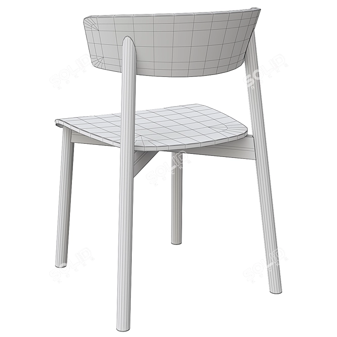 Elegant Clelia Chair for Interior 3D model image 4