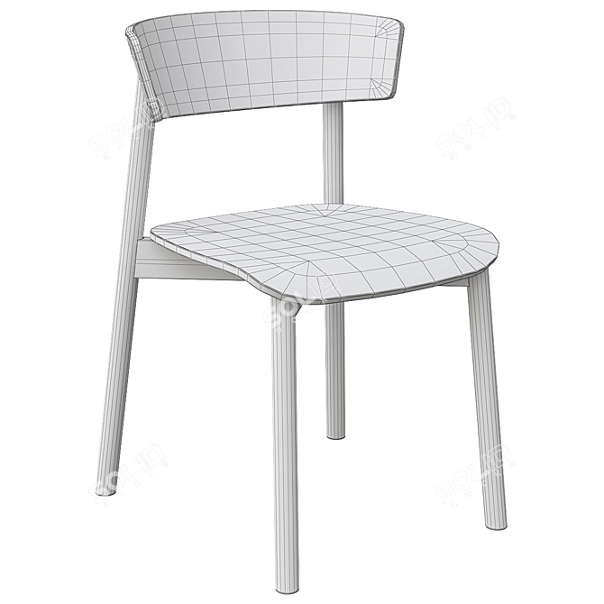 Elegant Clelia Chair for Interior 3D model image 5