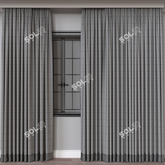  Curtain 618 3D Model 3D model image 4