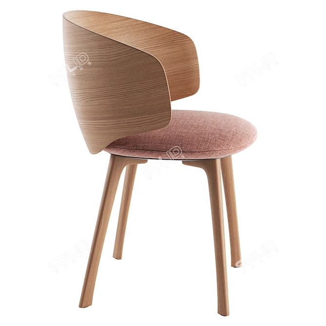 Universal Collection Chair: Modern Italian Design 3D model image 3