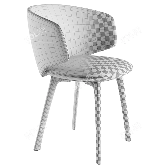 Universal Collection Chair: Modern Italian Design 3D model image 7