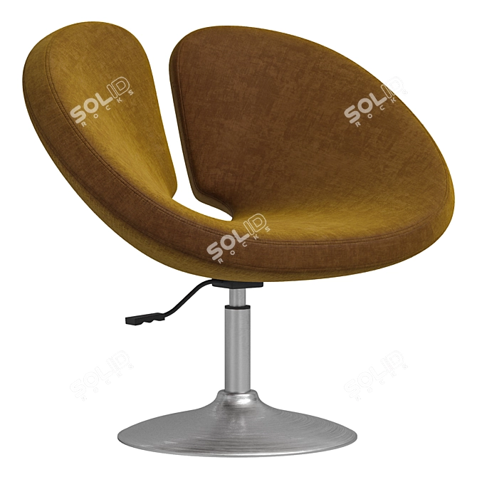 Adjustable Faux Leather Chair 3D model image 3