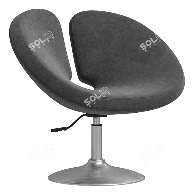 Adjustable Faux Leather Chair 3D model image 5