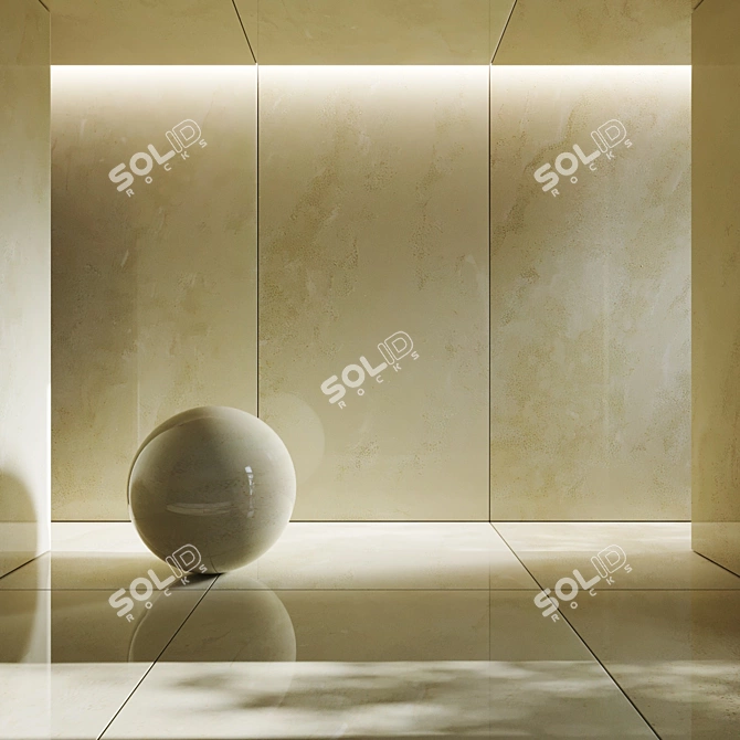 Daino Reale Ceramic Granite Tile 3D model image 1