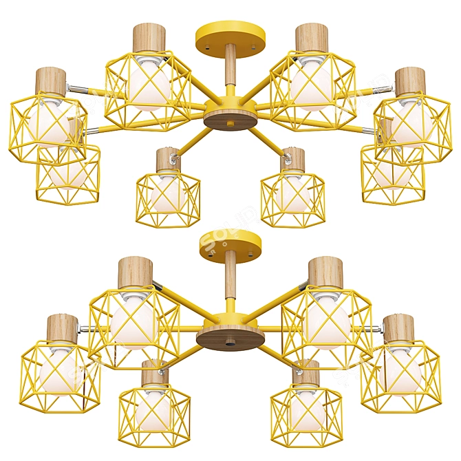 Modern Design Lamp Corf B 3D model image 3