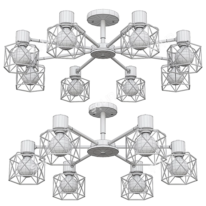 Modern Design Lamp Corf B 3D model image 4