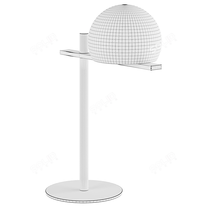 Modern Estiluz Circ Table Lamp 3D model image 3