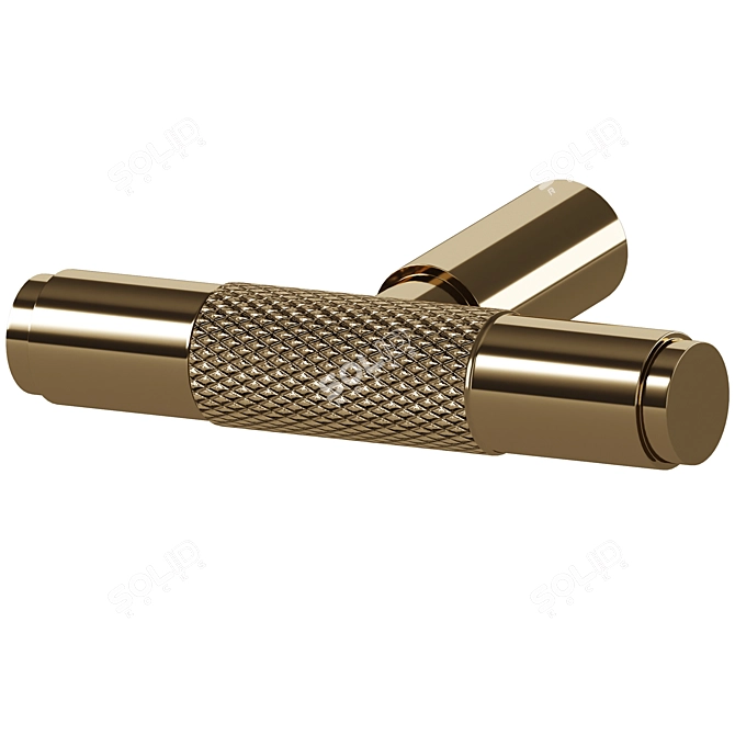 Meraki Brass T-Bar Handles 3D model image 2