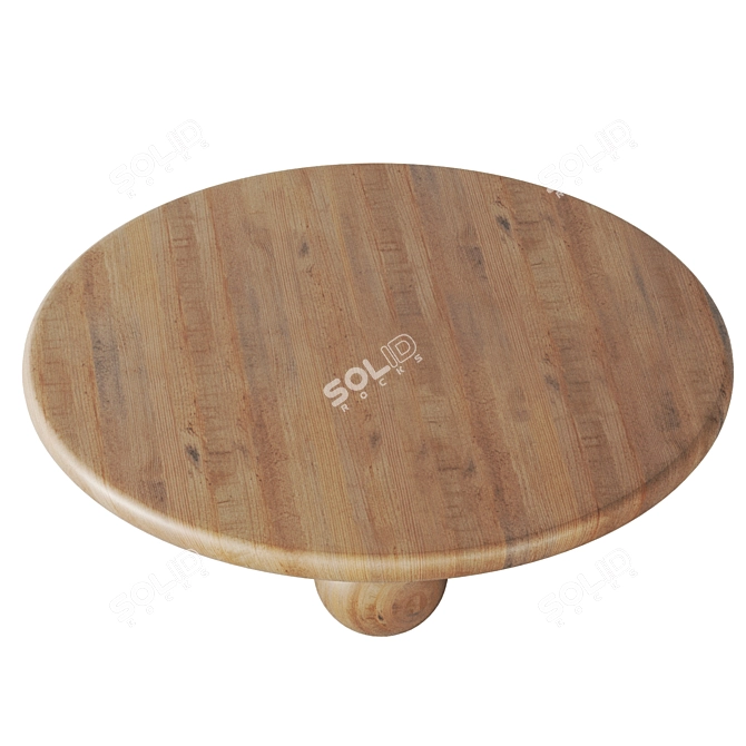 Globe West Bruno Wooden Ball 3D model image 2