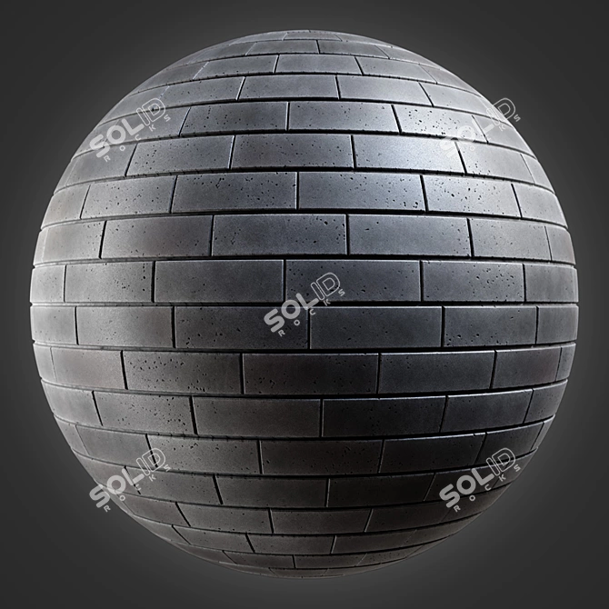 Brick 4K PBR Materials Pack 3D model image 3