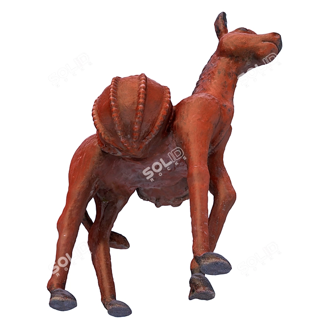 High-Res Donkey 3D Model 3D model image 7