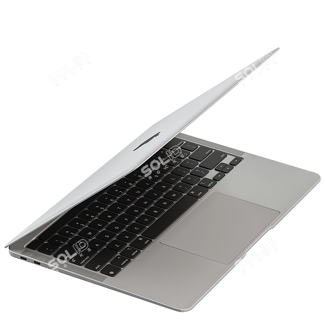 Adjustable Rotate Display MacBook Pro 3D model image 4