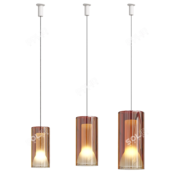 Modern Pendant Light Lampatron Mass 3D model image 3