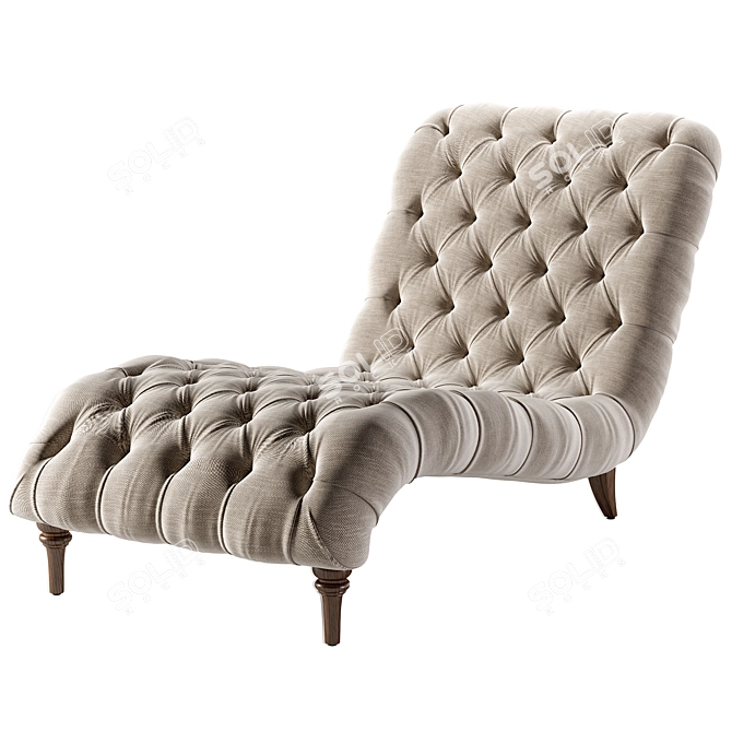 Audrey Chaise 393540 Polys Rendrer 3D model image 3