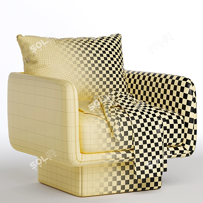 Stylish Lilas Sofa Collection, 4 Colors 3D model image 7